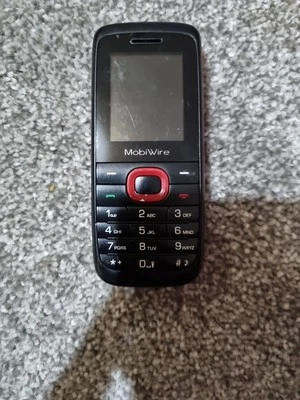 MobiWire Ayasha Black/Red Vodafone Vodafone Mobile Handset 1.80" Screen Display  - Image 1 of 2