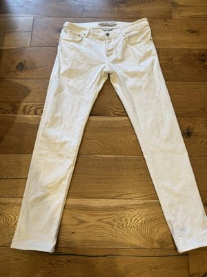 Jacob Cohen White Jeans - Style 622 - Size 36 - Image 1 of 4