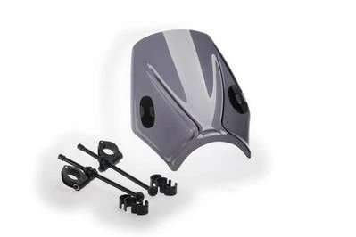 Puig Mito Screen Windshield Deflector Dark Smoke Yamaha SR 400 2014 - 2016 - Image 1 of 4