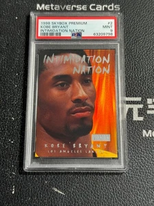 1998-99 Skybox Premium Kobe Bryant Intimidation Nation Lakers #2 PSA 9 SSP RARE - Picture 1 of 2