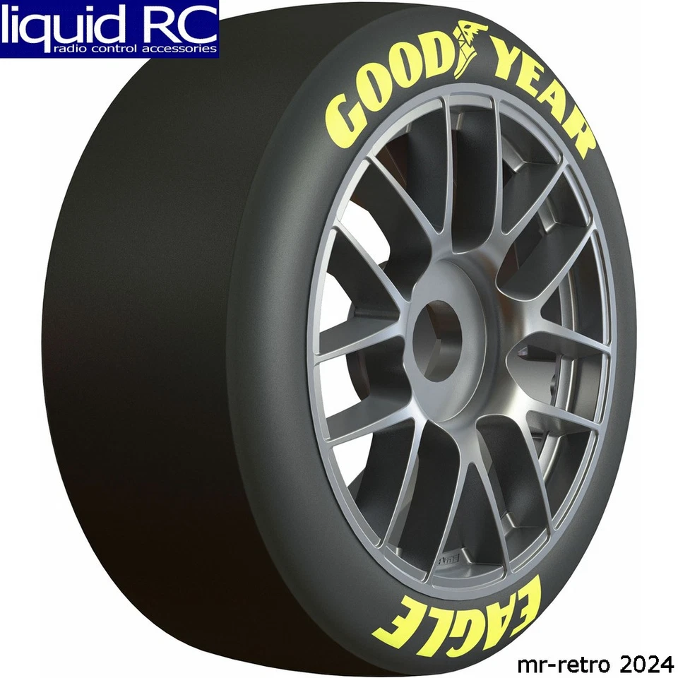 Pro-Line 1023311 1/7 Goodyear Nascar Cup Belted Tires Mounted 17mm F/R - Image 1 of 1