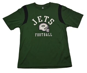 New York Jets Reebok NFL Gridiron Team Helmet Logo T- Shirt size Medium - Picture 1 of 2