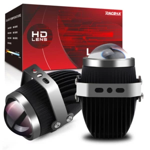 2.0'' Fog Lights Bi LED Projector Lens 80W LED Fog Lamp 6000K Universal Retrofit - Picture 1 of 13
