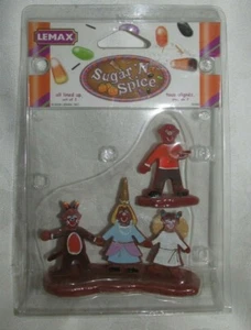 NEW 2005 Lemax Halloween Sugar 'N Spice "All Lined Up" Figures Trick or Treaters - Picture 1 of 3
