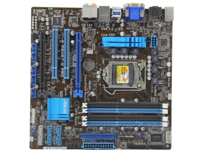 For ASUS P8H67-M PRO motherboard LGA1155 DDR3 32G VGA+DVI+HDMI m-ATX tested ok - Image 1 of 4