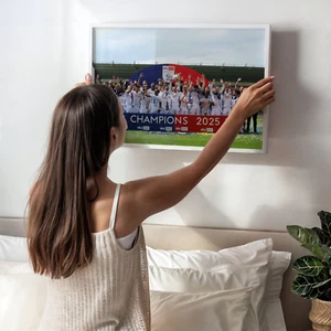 Leeds United Championship Winners 24/25 Framed Photo Print - Picture 1 of 10