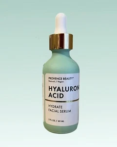 PROVENCE BEAUTY - FACIAL SERUM - HYALURONIC ACID - HYDRATE - 2 fl. oz. NEW - Picture 1 of 4