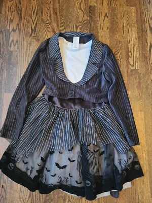 Nightmare Before Christmas Jack Skellington Ladies Costume Dress & Jacket S 4/6 - Image 1 of 4