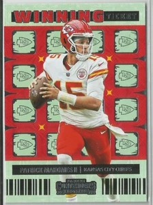 Patrick Mahomes II 2022 Contenders Football Winning Ticket Insert #WT-PMA - Picture 1 of 1