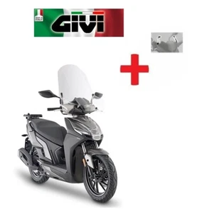 Parabrezza COMPLETO trasparente KYMCO Agility S 125 200 2022 2023 2024 GIVI - Picture 1 of 2