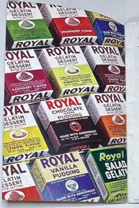 1930’s Royal Gelatin Desserts & Salads Cookbook Recipes Standard Brands 1936 Vtg - Picture 1 of 7