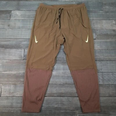 Nike ADV AeroSwift Racing Running Jogger Pants Mens 2XL Brown - Image 1 of 4
