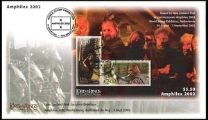 NEW ZEALAND 2002 LOTR AMPHILEX FDC (VF) - Picture 1 of 1
