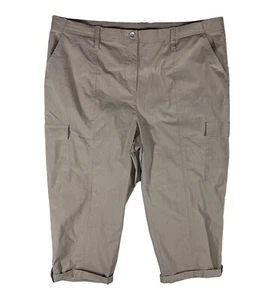 Puño de algodón de carga Chicos para mujer Capris talla 3 XL beige N4 - Imagen 1 de 5
