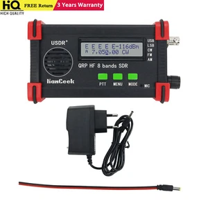 USDX+ USDR HF QRP SDR Transceiver SSB/CW Transceiver 8-Band 5W DSP SDR NO Mic - Picture 1 of 7