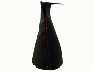 CITROEN BERLINGO I (1996-2006) Soufflet Levier De Vitesse Cuir - Couture Rouge - Imagen 1 de 1