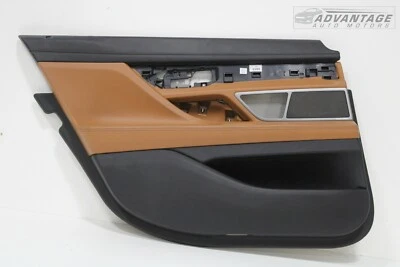 BMW 750i G12 2016-2019 trasero izquierdo interior panel puerta cubierta moldura OEM Foto 1 de 4