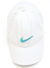 Nike biało-niebieska czapka baseballowa Flex Fit jeden rozmiar pasuje do wszystkich czapek wełna akrylowa 1-951