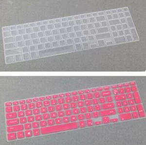 2pcs Keyboard Cover Skin For Dell Inspiron Compatible For 15 3567 3593 5570 5577 - Picture 1 of 8