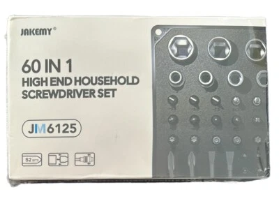 Precision Screwdriver Set 60 in 1 Electronics Repair Tool Kit Household Magnetic - Image 1 of 3