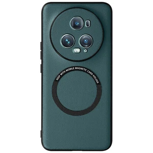 Case for Honor Magic 5 Pro, Semi-Rigid, Magnetic, Dark Green - Picture 1 of 6