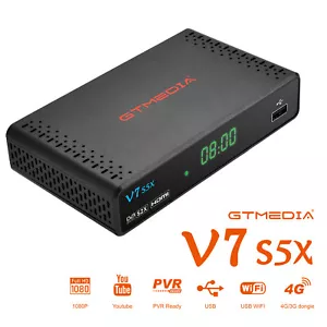 Set-Top-Box GTMedia V7 S5X, Full HD HDMI USB Wifi PVR DVB S2X HDTV receptor satelital - Imagen 1 de 17