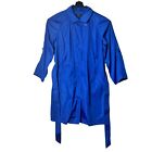 Dennis By Dennis Basso Woman Navy Blue Raincoat 2X Plus Size Lightweight