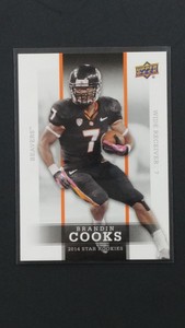 BRANDIN COOKS RC 2014 Upper Deck Star Rookies Base Card #16 Oregon State Beavers