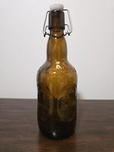 Vintage leere Porzellankorken Schwenkdeckel Grolsch Lager Bierflasche - Bild 1 von 10