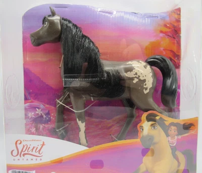 Herd Horse Spirit Untamed 8" Cabeza Móvil Bay Pinto con Larga Melena Negra Foto 1 de 4