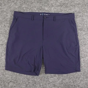 Fish Hippie Performance Drift Shorts Mens 40 Navy Blue Stretch Athletic Outdoor - Picture 1 of 9