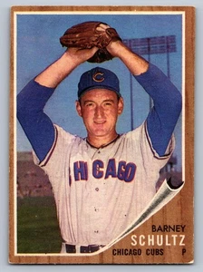1962 Topps #89 Barney Schultz Chicago Cubs Rookie - Bild 1 von 3