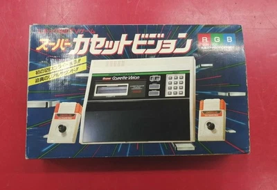 EPOCH SUPER CASSETTE VISION Console Boxed Tested System JAPAN Game CV0415 1984 - Image 1 of 4