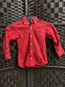 Polo Ralph Lauren Boys' Plaid Flannel Shirt Size 4 Long Sleeve Casual - Picture 1 of 8