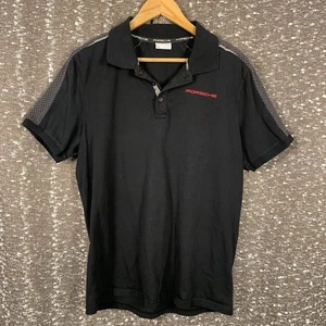 Polo Porsche Driver’s Selection Para Hombre M Moto Racing Negro Manga Corta - Imagen 1 de 9