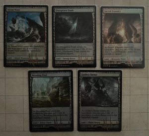 MTG Zendikar Expedition "Shock Lands" Foil Artist Proof Set by Noah Bradley - Bild 1 von 2