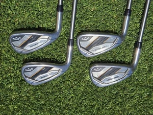 Callaway Mavrik Max Iron Set 6,7,8,PW (No 9) Senior Graphite LH Left-handed - Picture 1 of 20