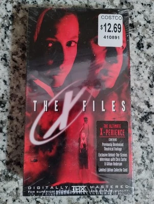 THE X FILES REAL 1st RELEASE VHS Factory Sealed w/Watermarks Mulder Scully - Image 1 of 4