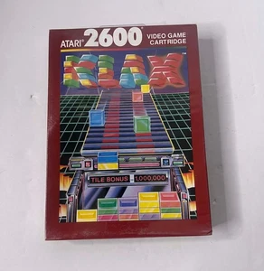 NEW KLAX ATARI 2600 7800+ 2600+ CX26192 Cartridge new in box last 2600 game made - Picture 1 of 2
