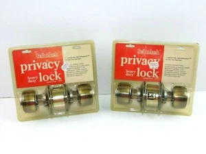 Lucchetto privacy vintage Sutherlock resistente ottone antico 2630 lotto di due NOS - Foto 1 di 12