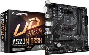 GIGABYTE A520M DS3H Mainboard AMD Ryzen A520 Sockel AM4 ATX DDR4 M.2 - Bild 1 von 5