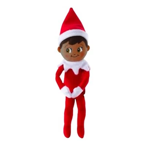 The Elf on the Shelf Santaverse Plushee Pal Snuggler Boy Dark Tone 12" New NWT - Picture 1 of 3