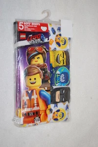 Boys Underwear 5 PR BRIEFS Combed Cotton THE LEGO MOVIE Batman SIZE 4 - Picture 1 of 1