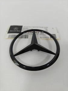 US for GLOSS Star Emblem Rear Trunk Logo Badge AMG CLS63 CLS550 Mercedes W218 - Picture 1 of 5