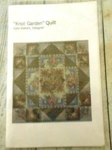 Knot Garden Quilt Wall Hanging Pattern Cory Volkert Designer Craft - Picture 1 of 2