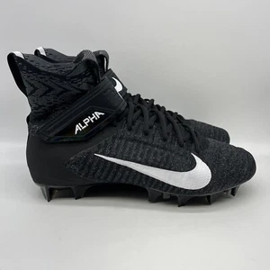 Nike Alpha Menace Elite 2 WIDE Football Cleats Black White Men's BV3298-001 - Picture 1 of 7