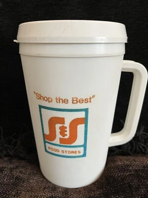 Taza de viaje aislada Aladdin blanca 32 oz café caliente o bebida fría con tapa Foto 1 de 4