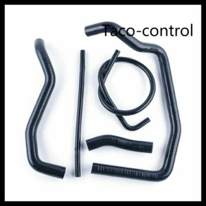 Kit negro manguera radiador de silicona para Suzuki Hayabusa GSX1300R GSX 1300R 1999-07 - Imagen 1 de 11