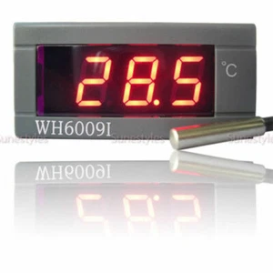 Termómetro digital medidor de temperatura para automóvil medidor con sonda de CC 12V -50C 110C - Imagen 1 de 4