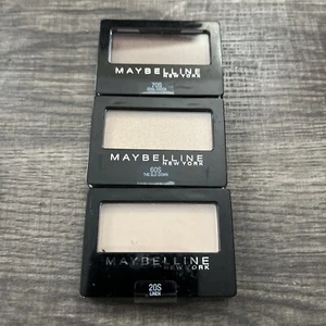 3 Pack: Maybelline Expert Wear Eyeshadow Singles, Cool Cocoa, Linen, Glo Down - Picture 1 of 3